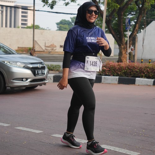 Race photo from KEMLU RUN 2026