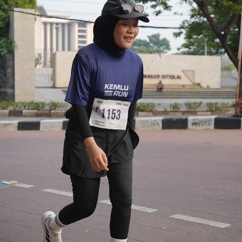 Race photo from KEMLU RUN 2026