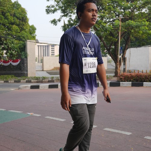 Race photo from KEMLU RUN 2026