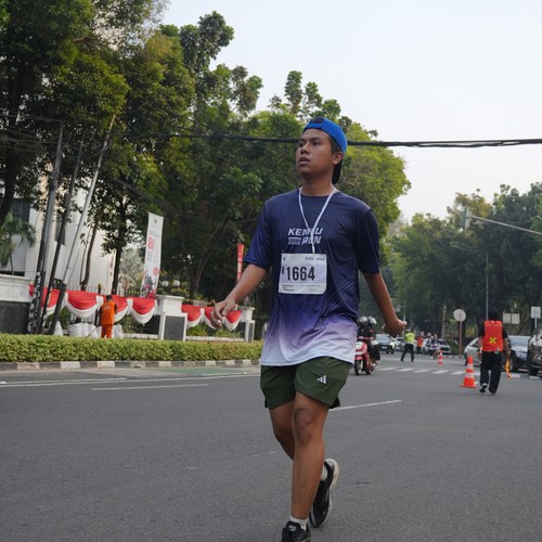 Race photo from KEMLU RUN 2026