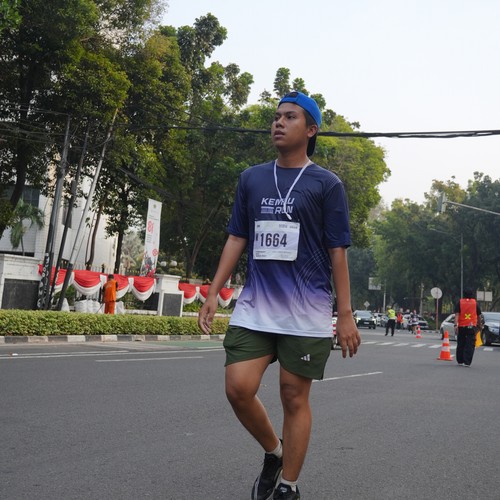 Race photo from KEMLU RUN 2026