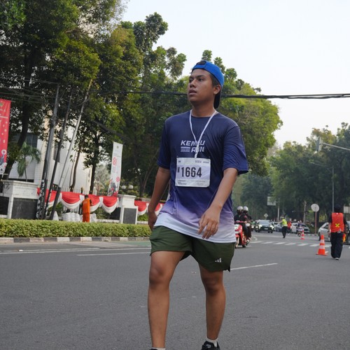 Race photo from KEMLU RUN 2026