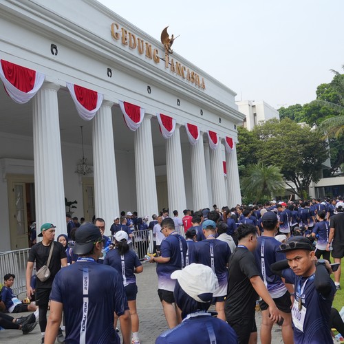 Race photo from KEMLU RUN 2026