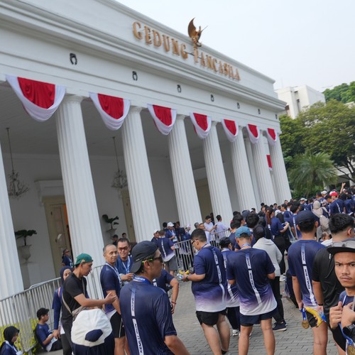 Race photo from KEMLU RUN 2026