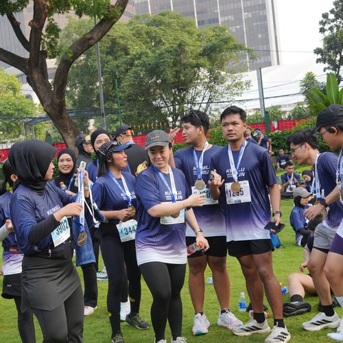 Race photo from KEMLU RUN 2026
