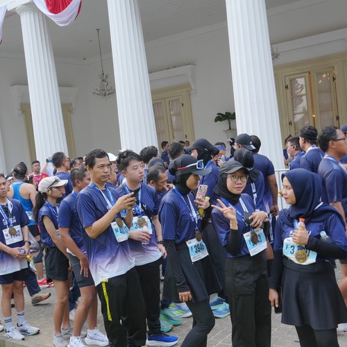 Race photo from KEMLU RUN 2026