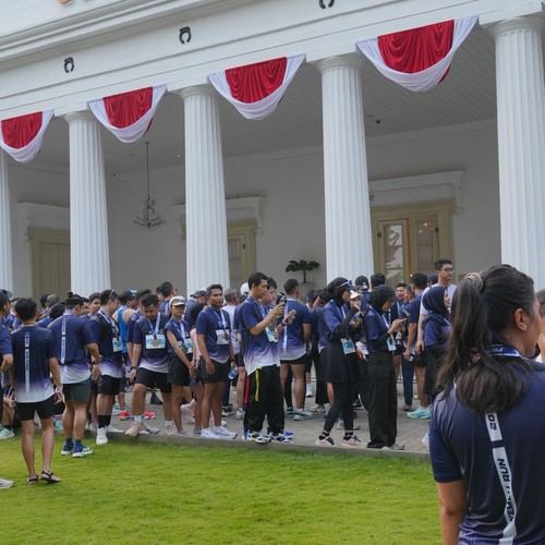 Race photo from KEMLU RUN 2026