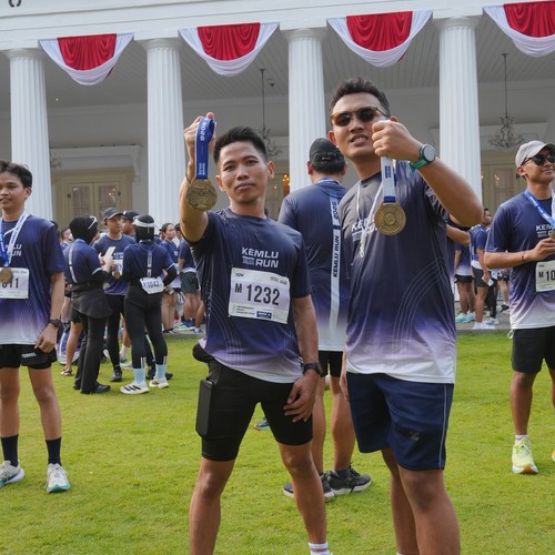 Race photo from KEMLU RUN 2026