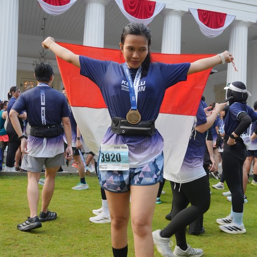 Race photo from KEMLU RUN 2026