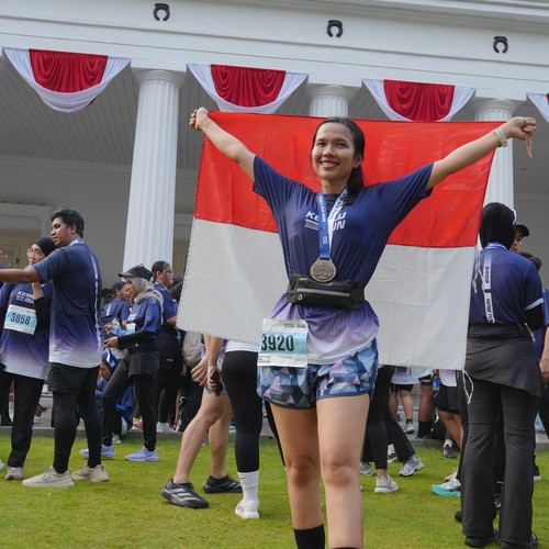 Race photo from KEMLU RUN 2026