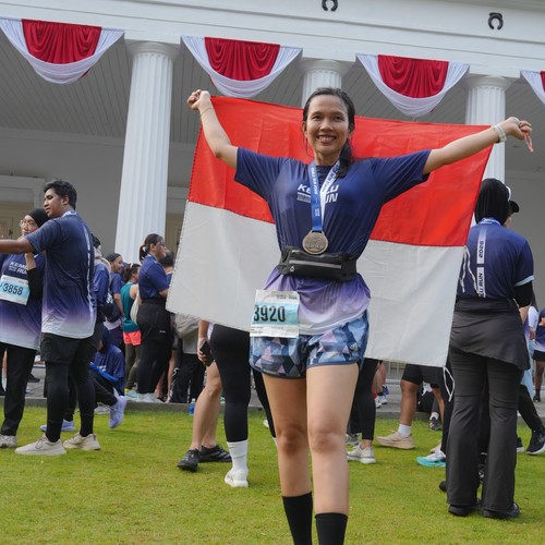 Race photo from KEMLU RUN 2026