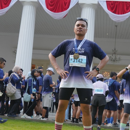 Race photo from KEMLU RUN 2026
