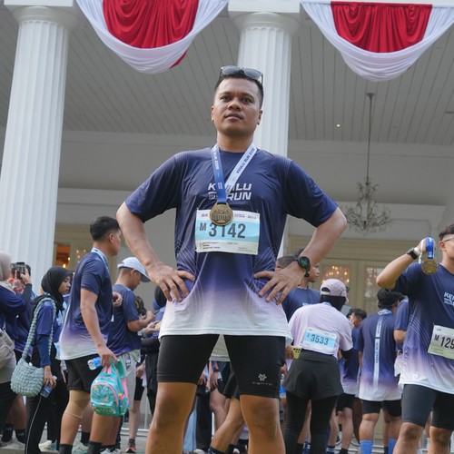 Race photo from KEMLU RUN 2026