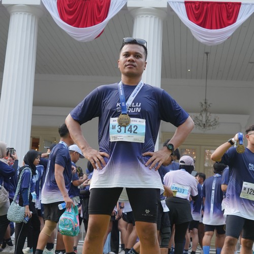 Race photo from KEMLU RUN 2026