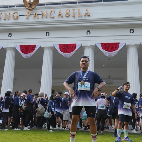 Race photo from KEMLU RUN 2026