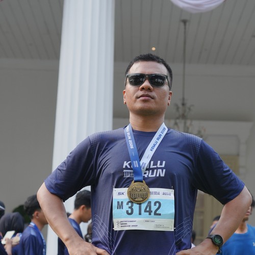 Race photo from KEMLU RUN 2026