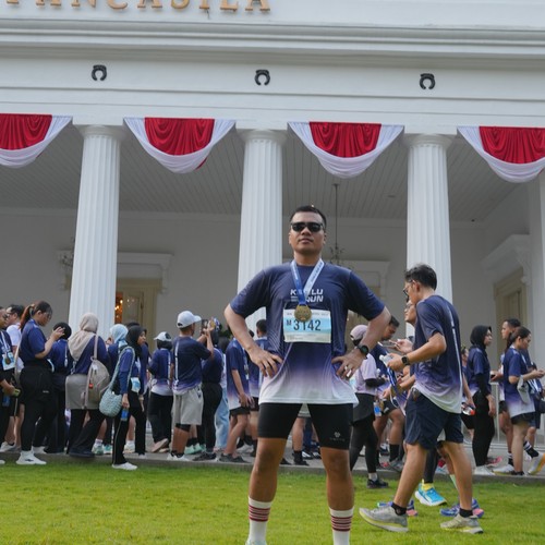 Race photo from KEMLU RUN 2026