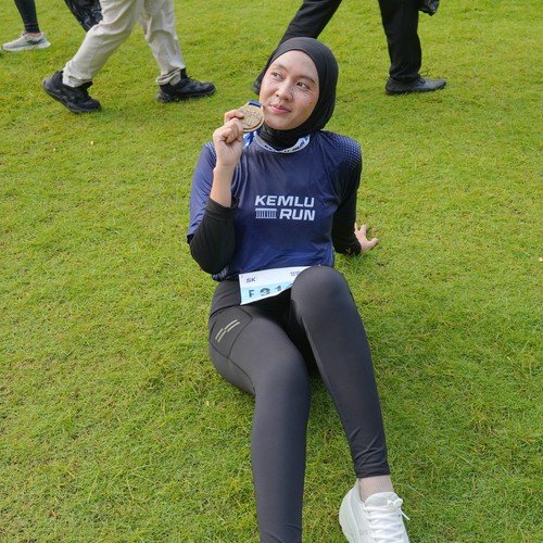 Race photo from KEMLU RUN 2026