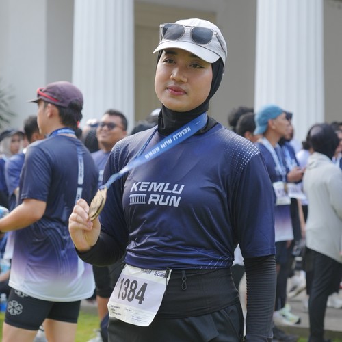 Race photo from KEMLU RUN 2026