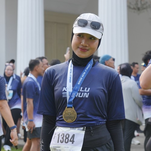 Race photo from KEMLU RUN 2026