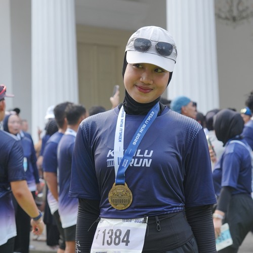 Race photo from KEMLU RUN 2026