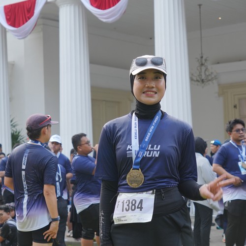 Race photo from KEMLU RUN 2026