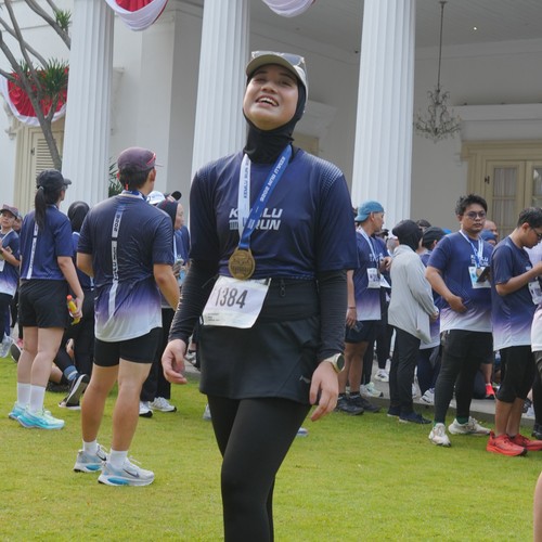 Race photo from KEMLU RUN 2026
