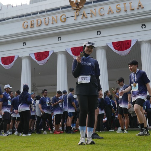 Race photo from KEMLU RUN 2026
