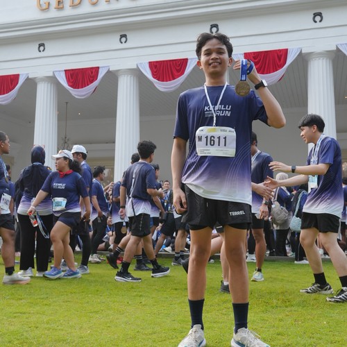 Race photo from KEMLU RUN 2026