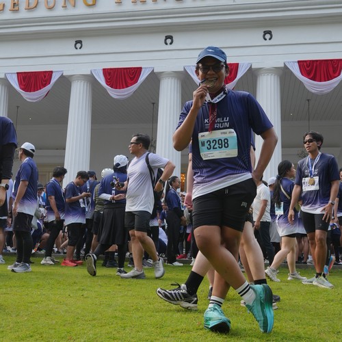 Race photo from KEMLU RUN 2026