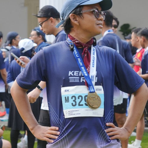 Race photo from KEMLU RUN 2026