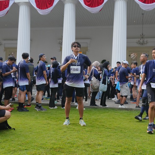 Race photo from KEMLU RUN 2026