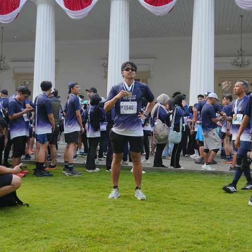 Race photo from KEMLU RUN 2026