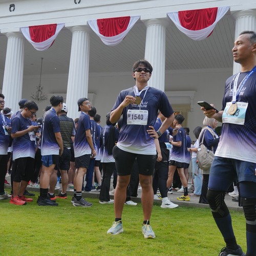 Race photo from KEMLU RUN 2026