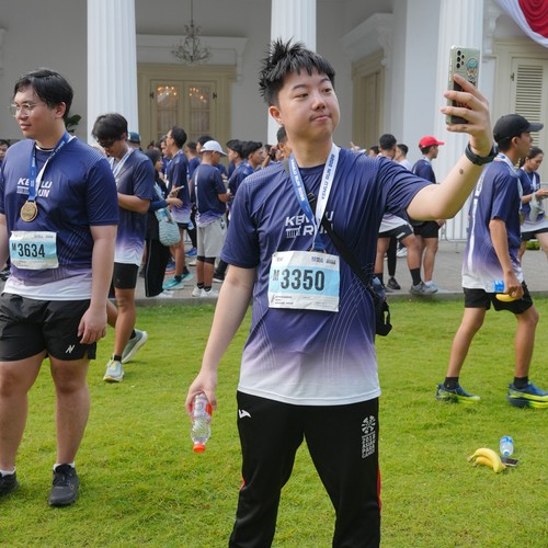 Race photo from KEMLU RUN 2026