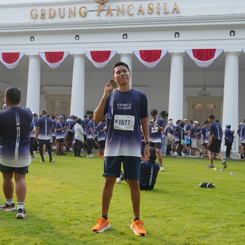 Race photo from KEMLU RUN 2026