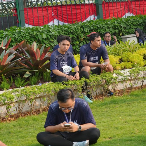 Race photo from KEMLU RUN 2026