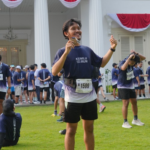 Race photo from KEMLU RUN 2026