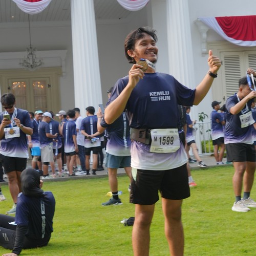 Race photo from KEMLU RUN 2026