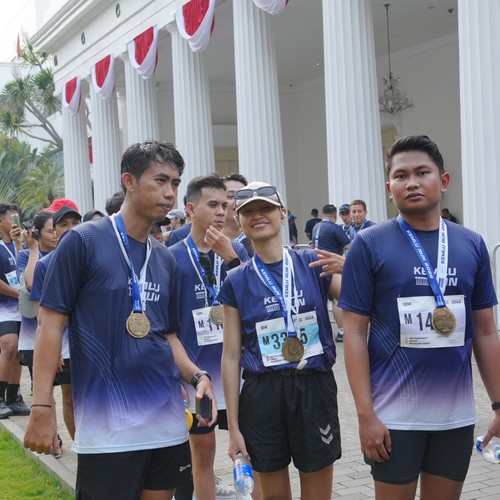 Race photo from KEMLU RUN 2026