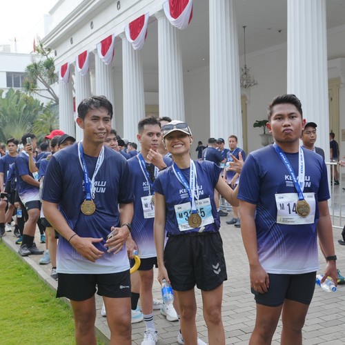 Race photo from KEMLU RUN 2026