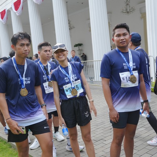 Race photo from KEMLU RUN 2026