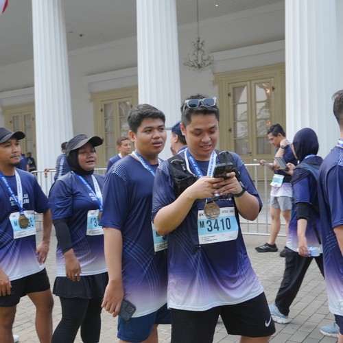 Race photo from KEMLU RUN 2026