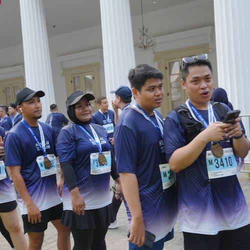 Race photo from KEMLU RUN 2026