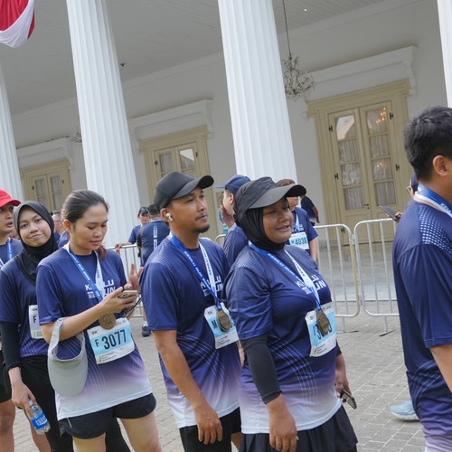 Race photo from KEMLU RUN 2026