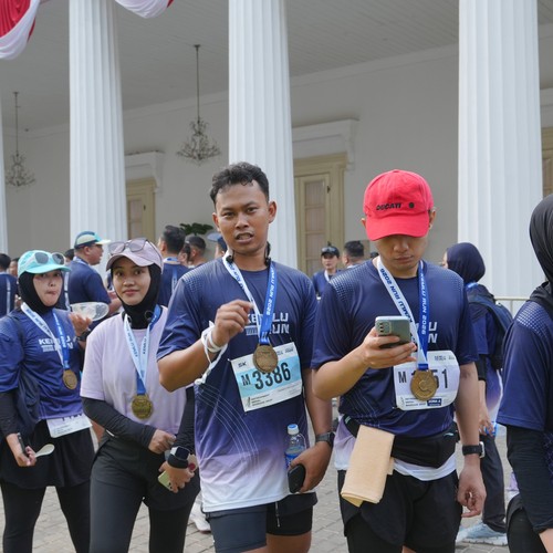 Race photo from KEMLU RUN 2026
