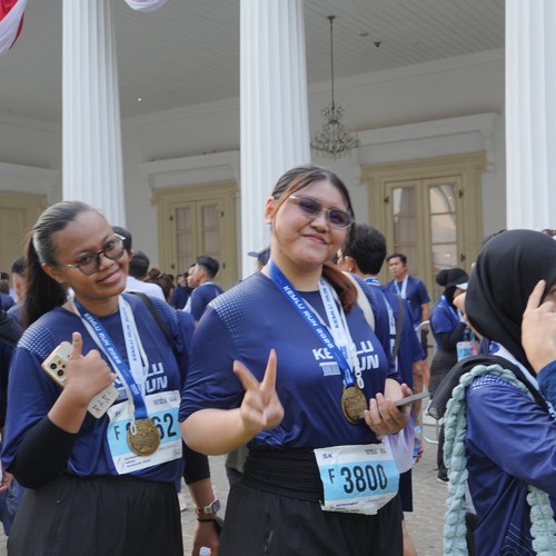 Race photo from KEMLU RUN 2026