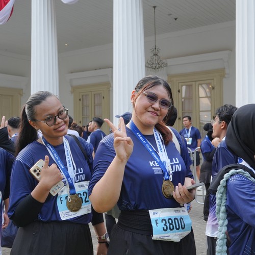 Race photo from KEMLU RUN 2026