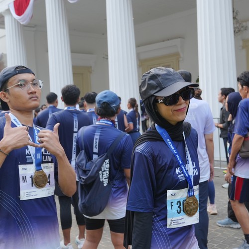 Race photo from KEMLU RUN 2026