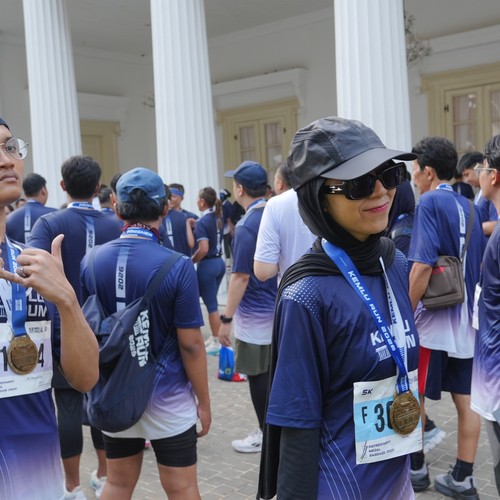 Race photo from KEMLU RUN 2026